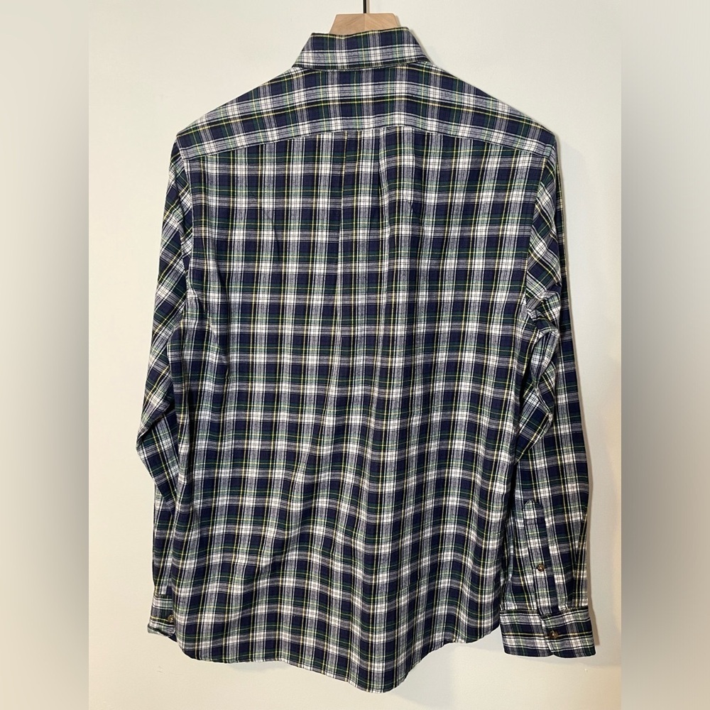 NWT J. Crew Slim Fit Brushed Twill Plaid Flannel Shirt Size Medium Soft & New! - Picture 8 of 12